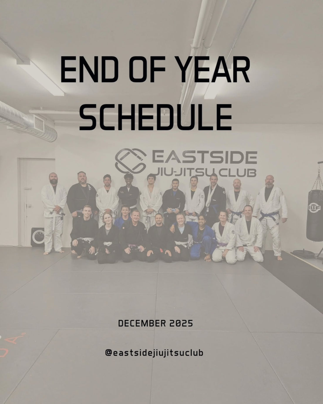 End of Year Schedule